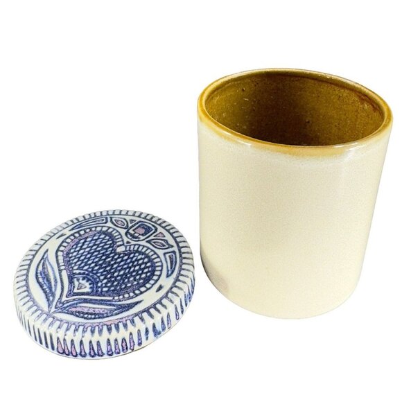 Prestige Place Pottery Trinket Covered Dish Museum of American Folk Art Japan - Picture 14 of 14